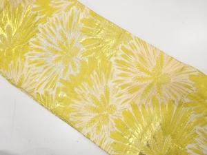 アンティーク　唐松模様織り出し丸帯（材料）